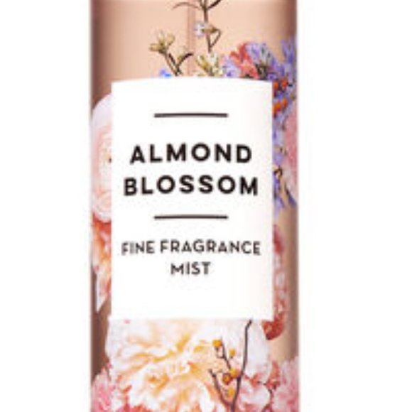 3 Bath & Body Works Almond Blossom Fine Fragrance Mist 8 oz. - Picture 2 of 3